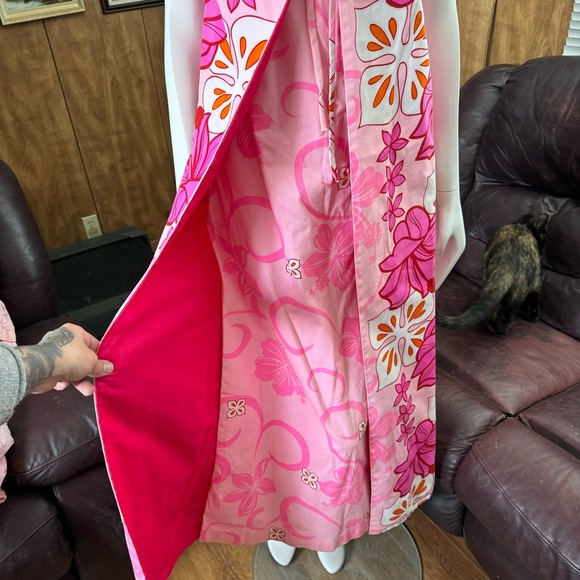 Stunning Vintage Hawaiian Floral Dress - Picture 4 of 9